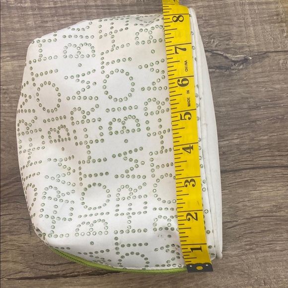 Green Polka Dot Cosmetic Bag - Picture 7 of 8